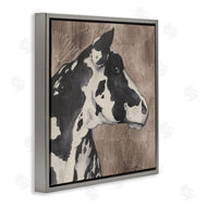 Grace Popp | Rustic Cow Looking Right