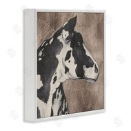 Grace Popp | Rustic Cow Looking Right
