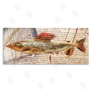 Alonzo Saunders | Fish with Vintage Text