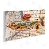 Alonzo Saunders | Fish with Vintage Text