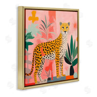 Walker Noble | Standing Leopard and Plants