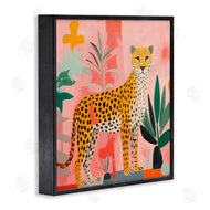 Walker Noble | Standing Leopard and Plants
