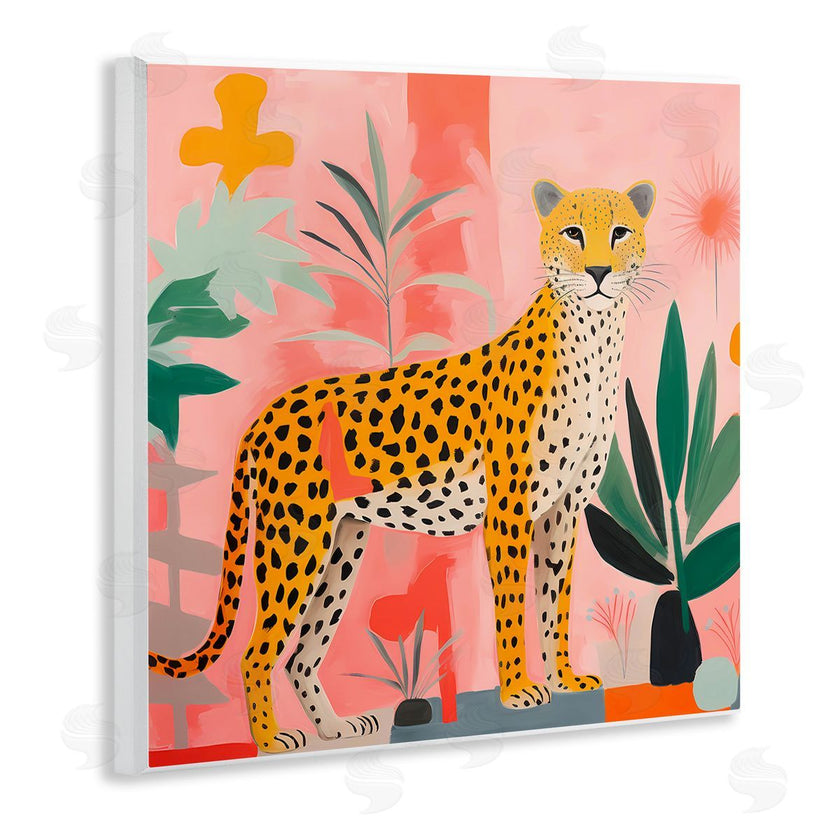 Walker Noble | Standing Leopard and Plants