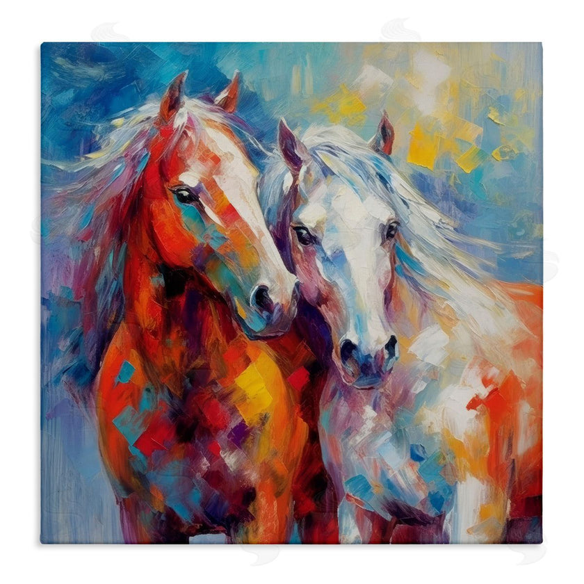 Irena Orlov | Abstract Brushed Horses