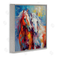 Irena Orlov | Abstract Brushed Horses