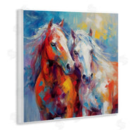 Irena Orlov | Abstract Brushed Horses