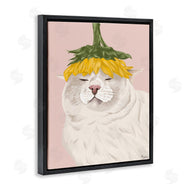 Tara Royle | Cat with Daisy on Head