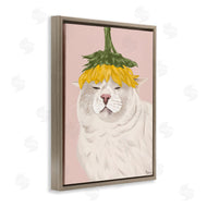 Tara Royle | Cat with Daisy on Head