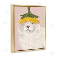Tara Royle | Cat with Daisy on Head