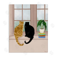 Tara Royle | Cat Pair in Windowsill
