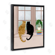 Tara Royle | Cat Pair in Windowsill