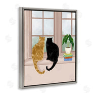 Tara Royle | Cat Pair in Windowsill