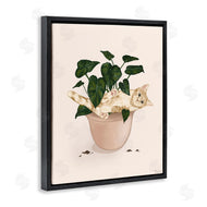 Tara Royle | Funny Cat in House Plant