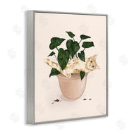 Tara Royle | Funny Cat in House Plant