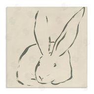 June Erica Vess | Minimal Bunny Outline
