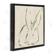 June Erica Vess | Minimal Bunny Outline