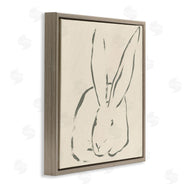 June Erica Vess | Minimal Bunny Outline