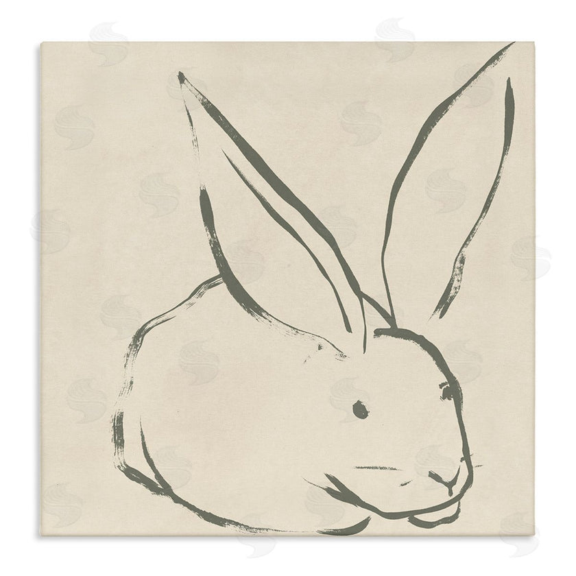 June Erica Vess | Simple Rabbit Outline