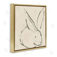 June Erica Vess | Simple Rabbit Outline