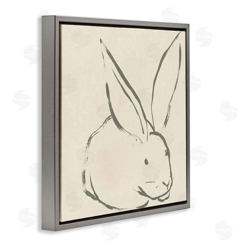 June Erica Vess | Simple Rabbit Outline