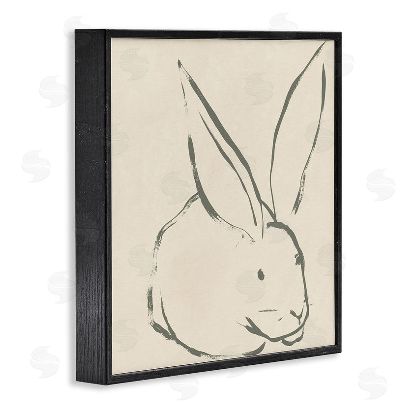 June Erica Vess | Simple Rabbit Outline