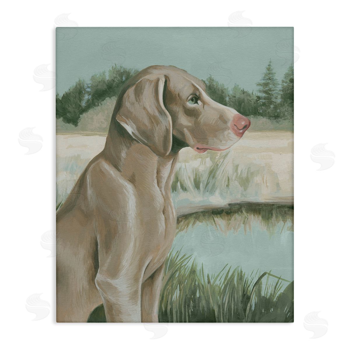 Labrador Lake Landscape Canvas Wall Art, Home Decor by Grace Popp