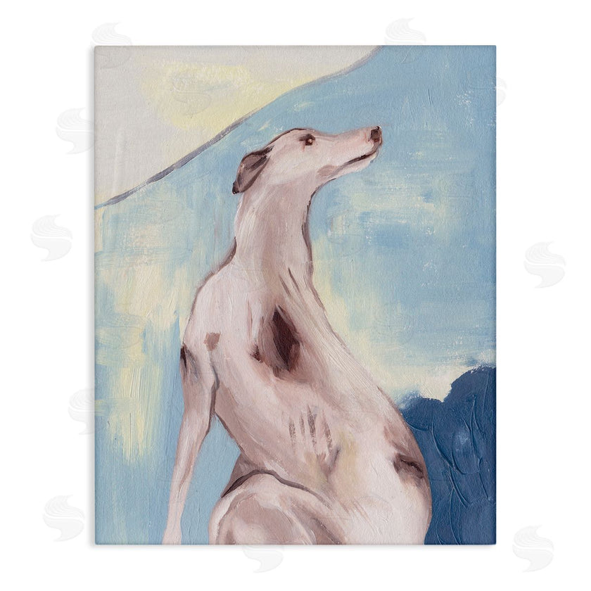 Melissa Wang | Greyhound Abstract Painting