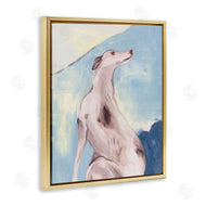 Melissa Wang | Greyhound Abstract Painting