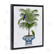 Fab Funky | Parrots on Ornate Planter