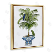 Fab Funky | Parrots on Ornate Planter