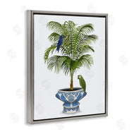 Fab Funky | Parrots on Ornate Planter