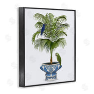 Fab Funky | Parrots on Ornate Planter
