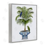 Fab Funky | Parrots on Ornate Planter