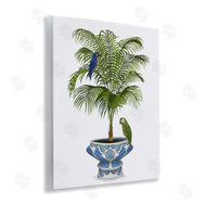 Fab Funky | Parrots on Ornate Planter