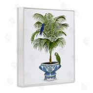 Fab Funky | Parrots on Ornate Planter