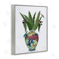 Fab Funky | Traditional Birds on Planter