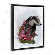 Fab Funky | Badger with Garden Blooms