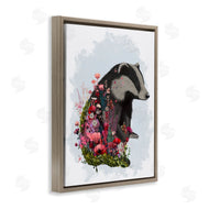 Fab Funky | Badger with Garden Blooms