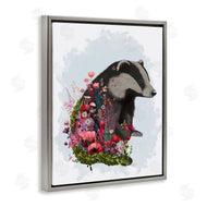 Fab Funky | Badger with Garden Blooms