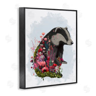 Fab Funky | Badger with Garden Blooms