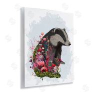 Fab Funky | Badger with Garden Blooms