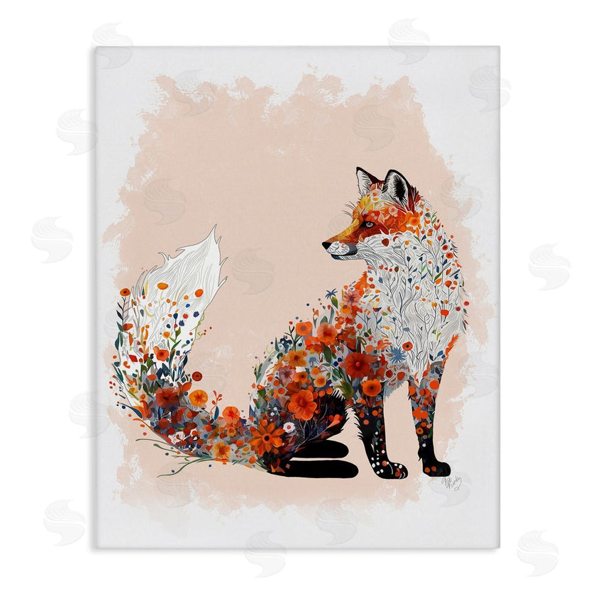 Fab Funky | Wildflower Patterned Fox