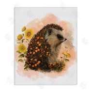 Fab Funky | Wildflower Patterned Hedgehog