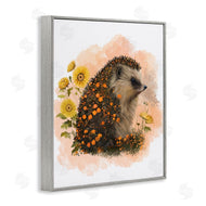 Fab Funky | Wildflower Patterned Hedgehog