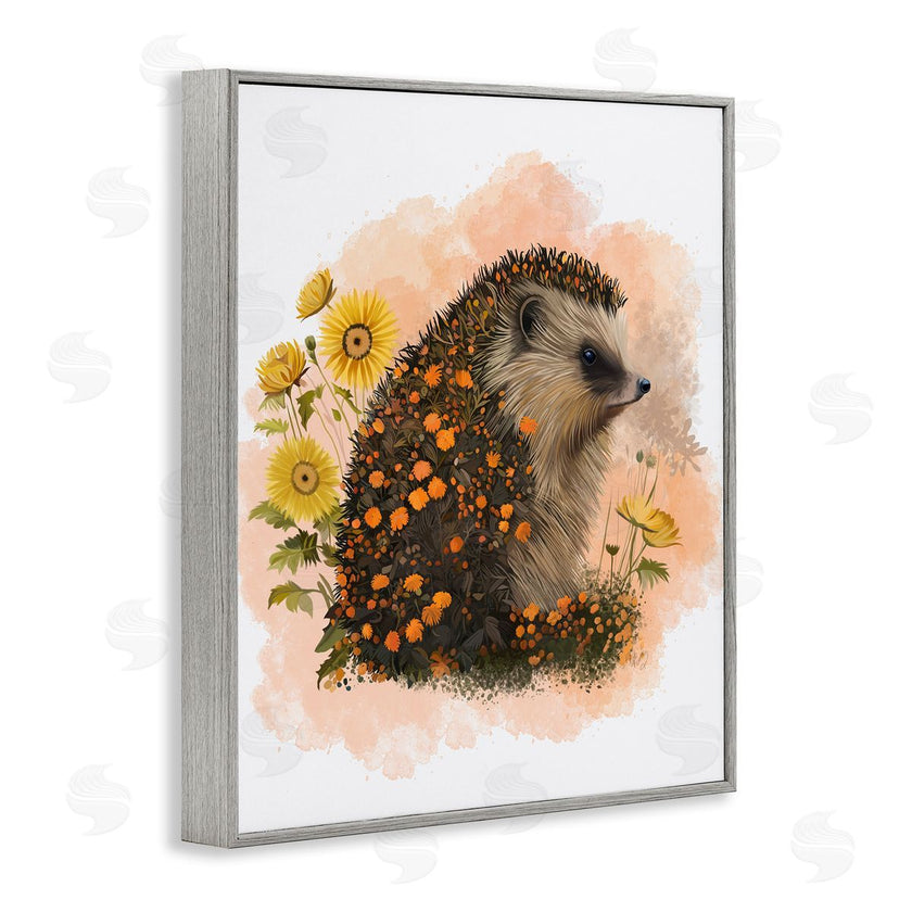 Fab Funky | Wildflower Patterned Hedgehog