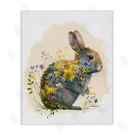 Fab Funky | Rabbit with Buttercup Flowers