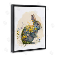 Fab Funky | Rabbit with Buttercup Flowers