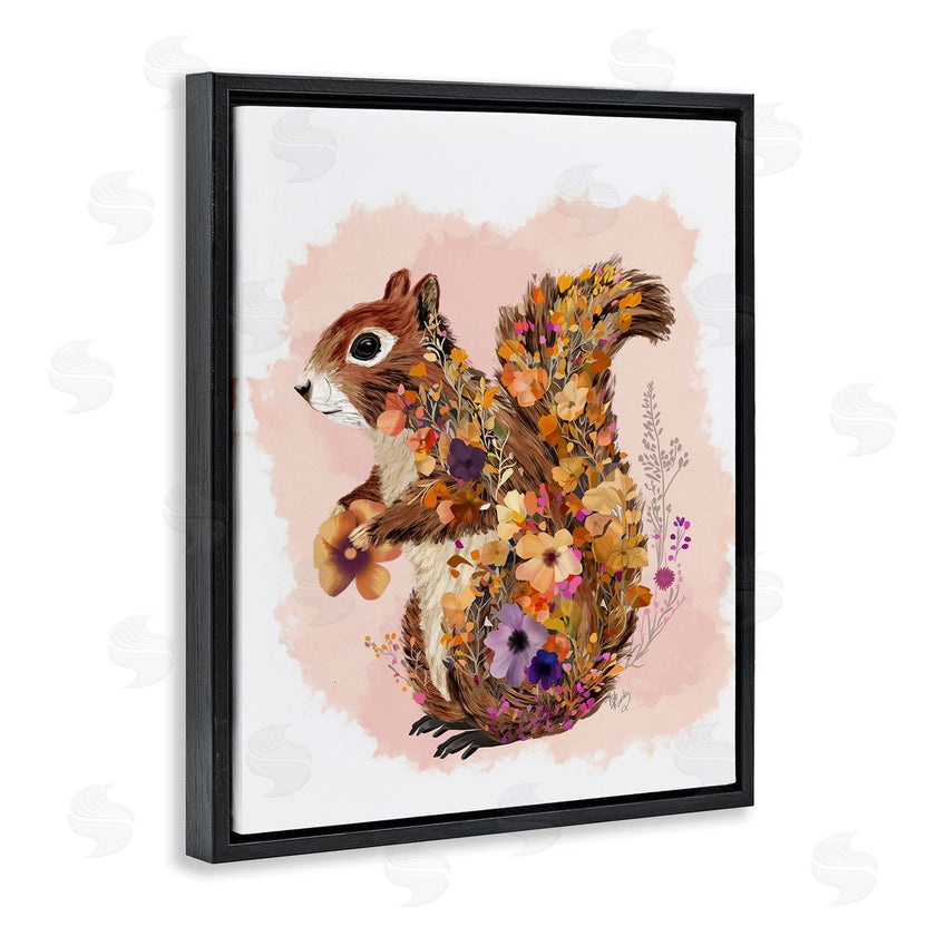 Fab Funky | Wildflower Patterned Squirrel
