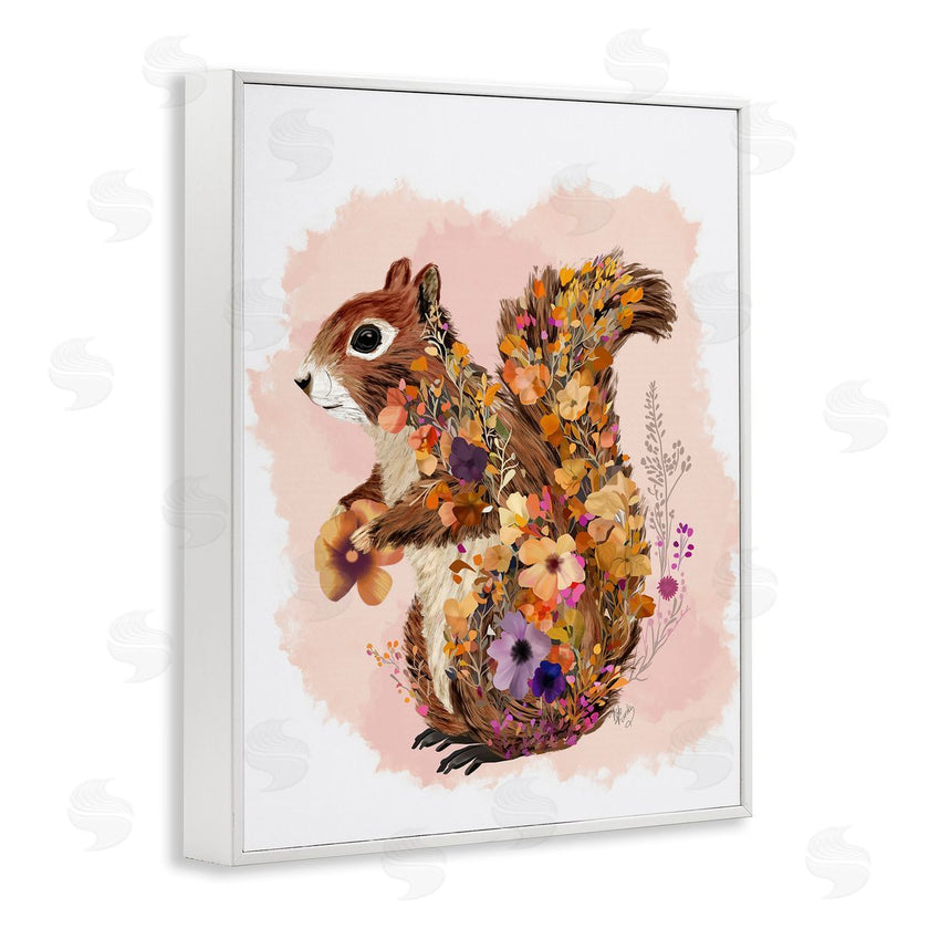 Fab Funky | Wildflower Patterned Squirrel