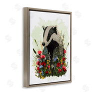 Fab Funky | Badger with Poppy Blossoms